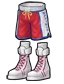 กางเกงขาสั้น Challenger & รองเท้า (Max)