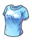 เสื้อยืดสีฟ้า