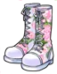 บูตกุหลาบสีชมพู