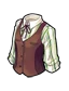 เสื้อลายทางสีเขียว