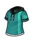 เสื้อฮู้ดแถบเขียว