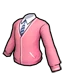 เสื้อคาร์ดิแกนเพรปปี้สีชมพู